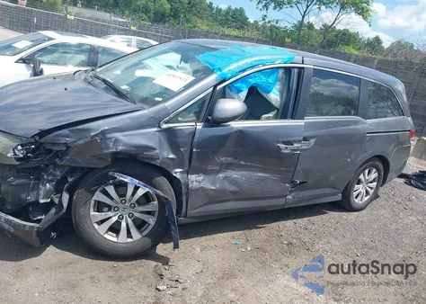 2014 Honda Odyssey Ex-L z USA, uszkodzony, nr VIN 5FNRL5H60EB112293